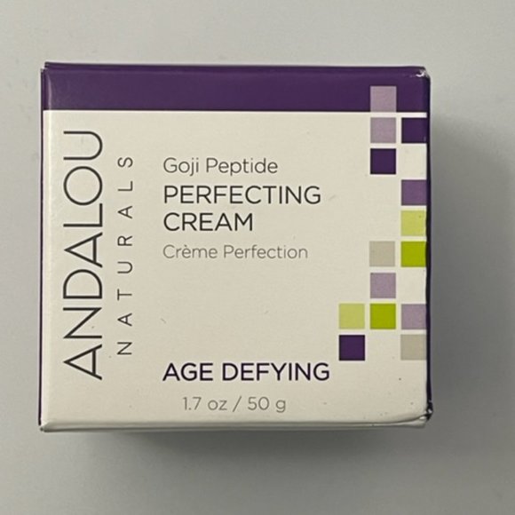 BNIB - Andalou Naturals Age Defying Goji Peptide Perfecting Facial Cream 50 g 1. - Picture 3 of 6
